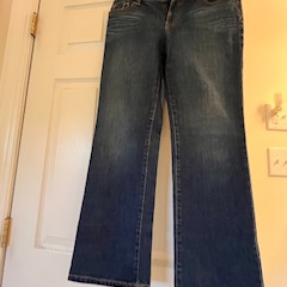 Ann Taylor Loft Women's 6P, Dark wash , Original Bootcut  Mid-Rise Jeans